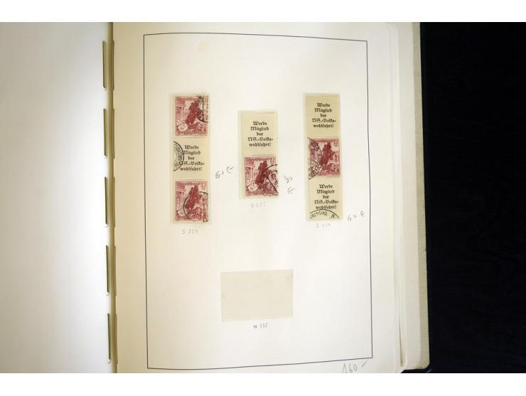 1914/41, gestempelte Sammlung mit vielen besseren Werten, dabei u.a. Mi.-Nr. W.1.3, S 2.25, W2.4, W2.5, W2.8, W2.17 und W31, 