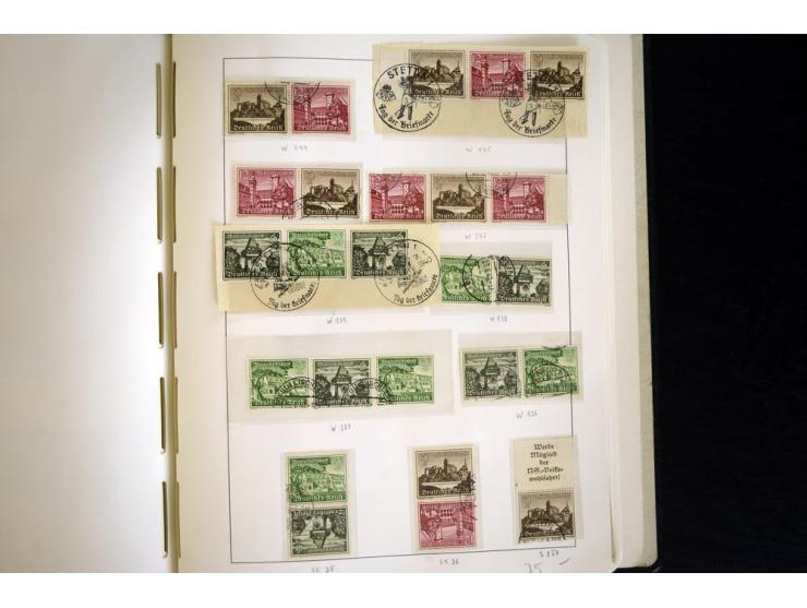 1914/41, gestempelte Sammlung mit vielen besseren Werten, dabei u.a. Mi.-Nr. W.1.3, S 2.25, W2.4, W2.5, W2.8, W2.17 und W31, 