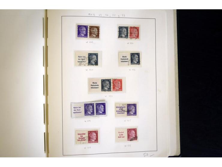 1914/41, gestempelte Sammlung mit vielen besseren Werten, dabei u.a. Mi.-Nr. W.1.3, S 2.25, W2.4, W2.5, W2.8, W2.17 und W31, 