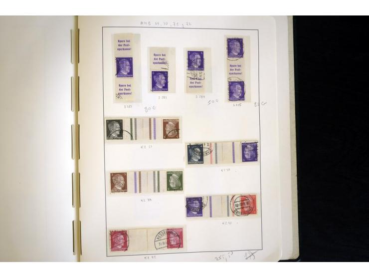 1914/41, gestempelte Sammlung mit vielen besseren Werten, dabei u.a. Mi.-Nr. W.1.3, S 2.25, W2.4, W2.5, W2.8, W2.17 und W31, 