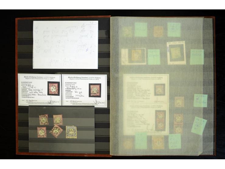 1865/1878, umfangreiche Sammlung von Berlin bis Zabern mit rund 300 Briefen und einigen hundert Briefstücken und losen Marken