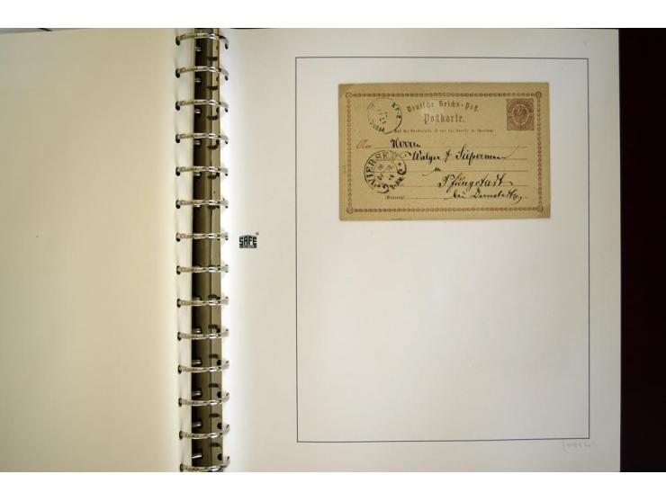 1865/1878, umfangreiche Sammlung von Berlin bis Zabern mit rund 300 Briefen und einigen hundert Briefstücken und losen Marken