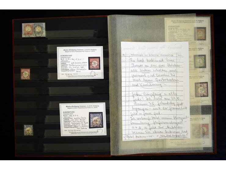 1865/1878, umfangreiche Sammlung von Berlin bis Zabern mit rund 300 Briefen und einigen hundert Briefstücken und losen Marken
