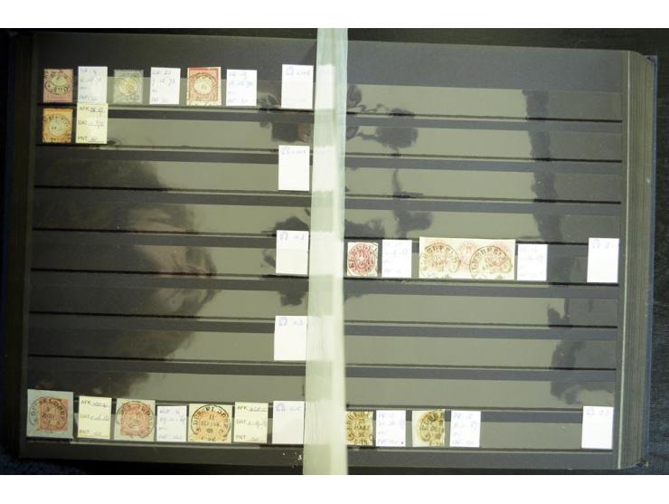 1865/1878, umfangreiche Sammlung von Berlin bis Zabern mit rund 300 Briefen und einigen hundert Briefstücken und losen Marken