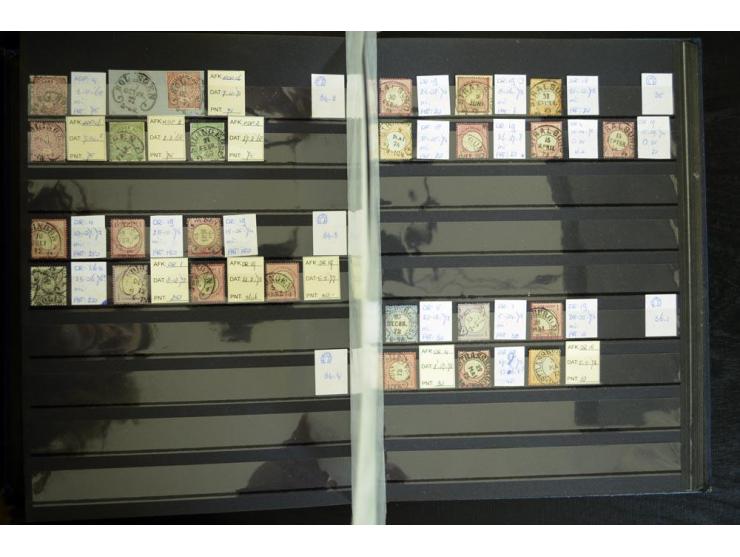 1865/1878, umfangreiche Sammlung von Berlin bis Zabern mit rund 300 Briefen und einigen hundert Briefstücken und losen Marken