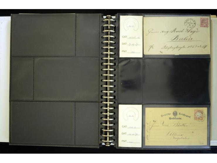 1865/1878, umfangreiche Sammlung von Berlin bis Zabern mit rund 300 Briefen und einigen hundert Briefstücken und losen Marken