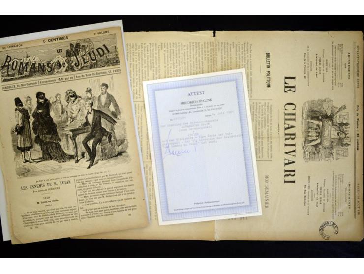 1865/1878, umfangreiche Sammlung von Berlin bis Zabern mit rund 300 Briefen und einigen hundert Briefstücken und losen Marken