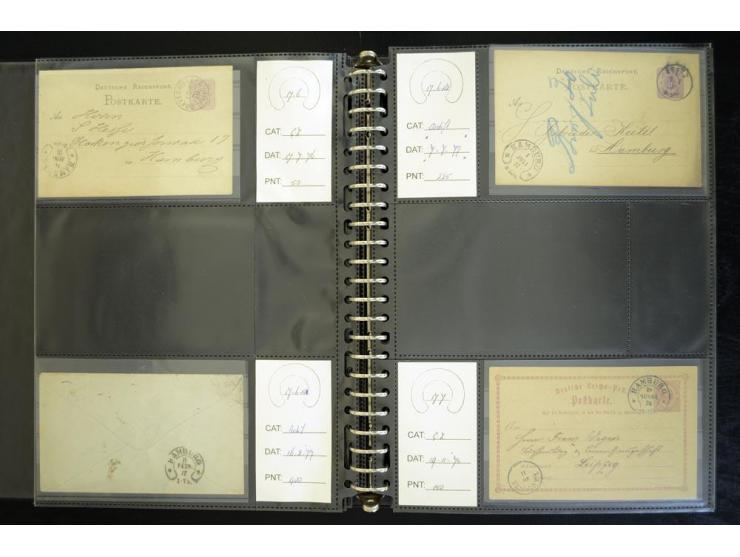 1865/1878, umfangreiche Sammlung von Berlin bis Zabern mit rund 300 Briefen und einigen hundert Briefstücken und losen Marken