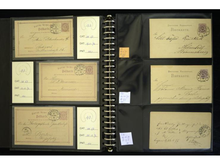 1865/1878, umfangreiche Sammlung von Berlin bis Zabern mit rund 300 Briefen und einigen hundert Briefstücken und losen Marken