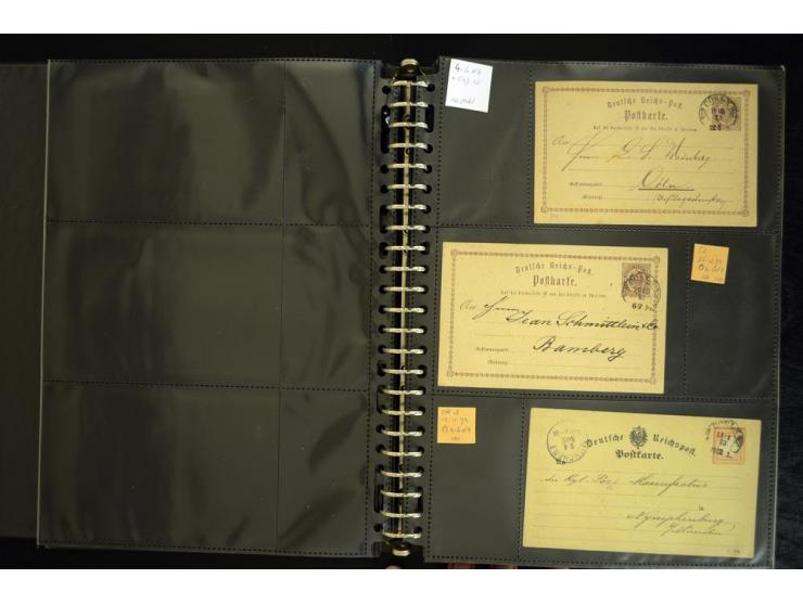 1865/1878, umfangreiche Sammlung von Berlin bis Zabern mit rund 300 Briefen und einigen hundert Briefstücken und losen Marken
