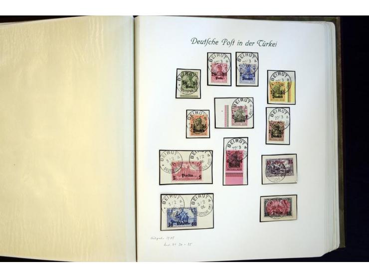 Türkei bis Samoa, sehr interessante ungebrauchte und gestempelte Sammlung mit einigen Briefen, dabei Türkei Mi.-Nr. NV16-17, 