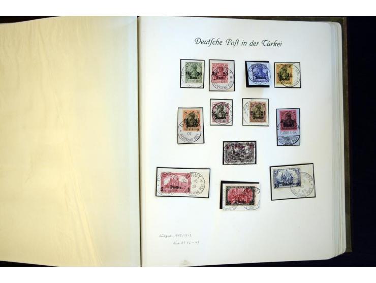Türkei bis Samoa, sehr interessante ungebrauchte und gestempelte Sammlung mit einigen Briefen, dabei Türkei Mi.-Nr. NV16-17, 