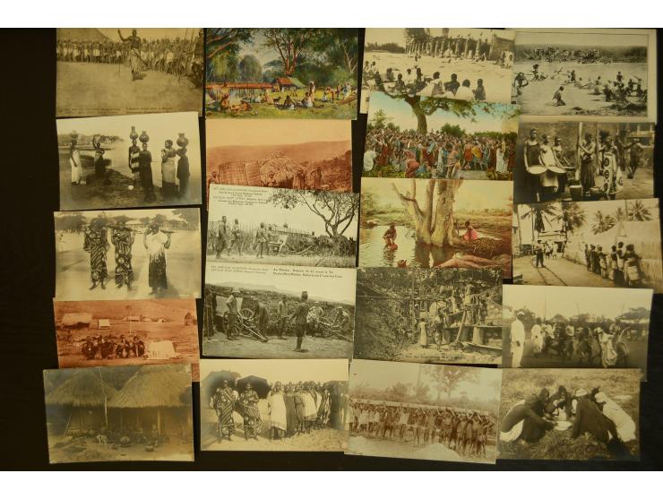 EINHEIMISCHE, über 160 gebrauchte und ungebrauchte Ansichtskarten, dabei Fotopostkarten, Aktfotos, viele Karten mit viel Text