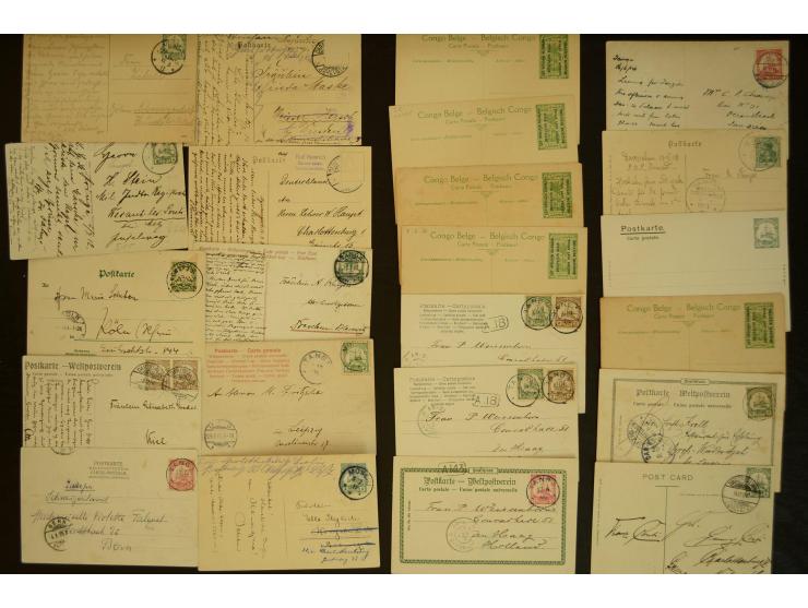 EINHEIMISCHE, über 160 gebrauchte und ungebrauchte Ansichtskarten, dabei Fotopostkarten, Aktfotos, viele Karten mit viel Text
