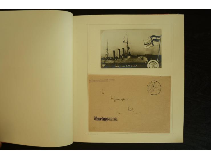 1896/1918, umfangreiche Sammlung mit über 670 Briefen, Karten und Ganzsachen, dabei viel frühe Post inkl. Post aus den Koloni