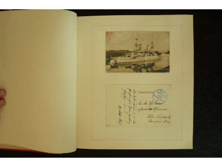 1896/1918, umfangreiche Sammlung mit über 670 Briefen, Karten und Ganzsachen, dabei viel frühe Post inkl. Post aus den Koloni