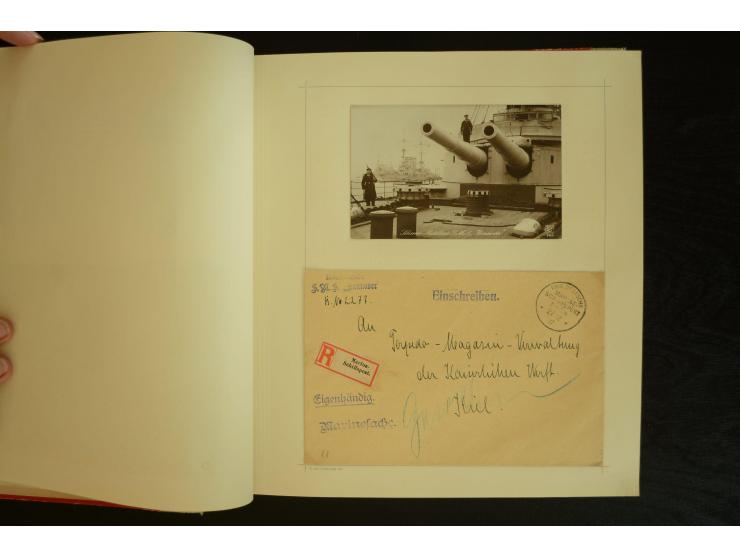 1896/1918, umfangreiche Sammlung mit über 670 Briefen, Karten und Ganzsachen, dabei viel frühe Post inkl. Post aus den Koloni