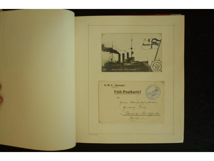 1896/1918, umfangreiche Sammlung mit über 670 Briefen, Karten und Ganzsachen, dabei viel frühe Post inkl. Post aus den Koloni