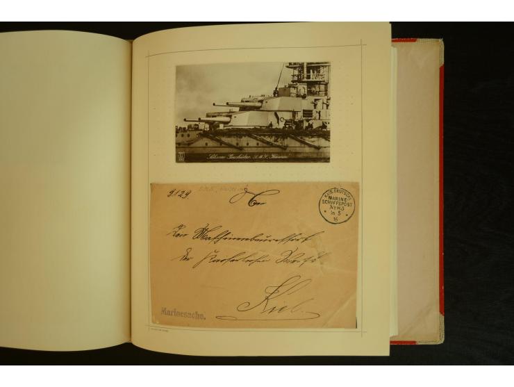 1896/1918, umfangreiche Sammlung mit über 670 Briefen, Karten und Ganzsachen, dabei viel frühe Post inkl. Post aus den Koloni