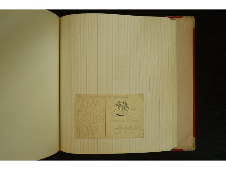 1896/1918, umfangreiche Sammlung mit über 670 Briefen, Karten und Ganzsachen, dabei viel frühe Post inkl. Post aus den Koloni