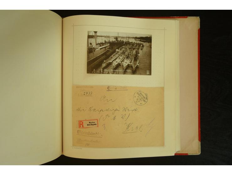 1896/1918, umfangreiche Sammlung mit über 670 Briefen, Karten und Ganzsachen, dabei viel frühe Post inkl. Post aus den Koloni