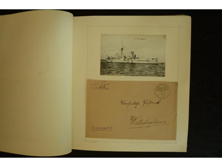 1896/1918, umfangreiche Sammlung mit über 670 Briefen, Karten und Ganzsachen, dabei viel frühe Post inkl. Post aus den Koloni