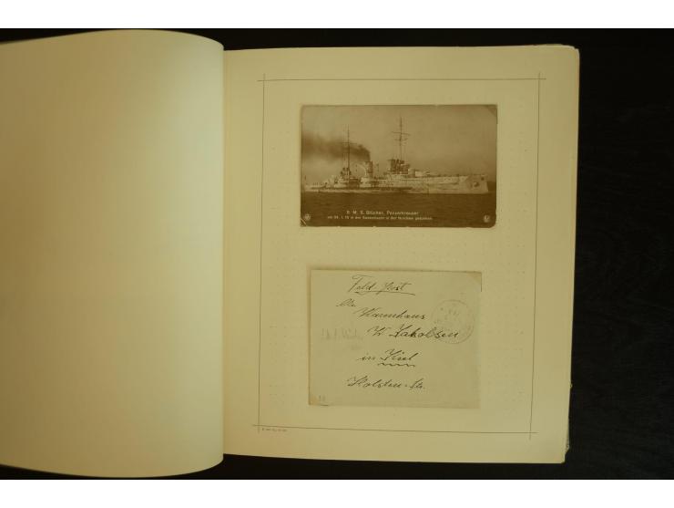 1896/1918, umfangreiche Sammlung mit über 670 Briefen, Karten und Ganzsachen, dabei viel frühe Post inkl. Post aus den Koloni