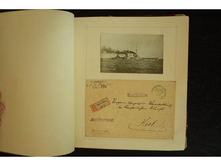 1896/1918, umfangreiche Sammlung mit über 670 Briefen, Karten und Ganzsachen, dabei viel frühe Post inkl. Post aus den Koloni