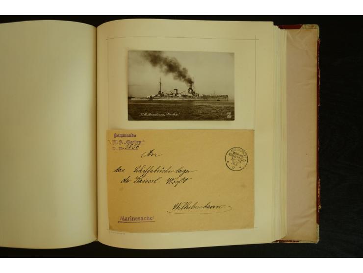 1896/1918, umfangreiche Sammlung mit über 670 Briefen, Karten und Ganzsachen, dabei viel frühe Post inkl. Post aus den Koloni