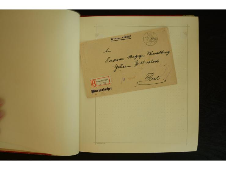 1896/1918, umfangreiche Sammlung mit über 670 Briefen, Karten und Ganzsachen, dabei viel frühe Post inkl. Post aus den Koloni