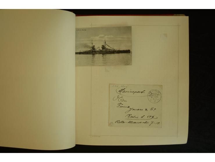 1896/1918, umfangreiche Sammlung mit über 670 Briefen, Karten und Ganzsachen, dabei viel frühe Post inkl. Post aus den Koloni