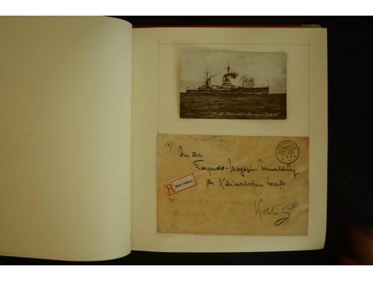 1896/1918, umfangreiche Sammlung mit über 670 Briefen, Karten und Ganzsachen, dabei viel frühe Post inkl. Post aus den Koloni
