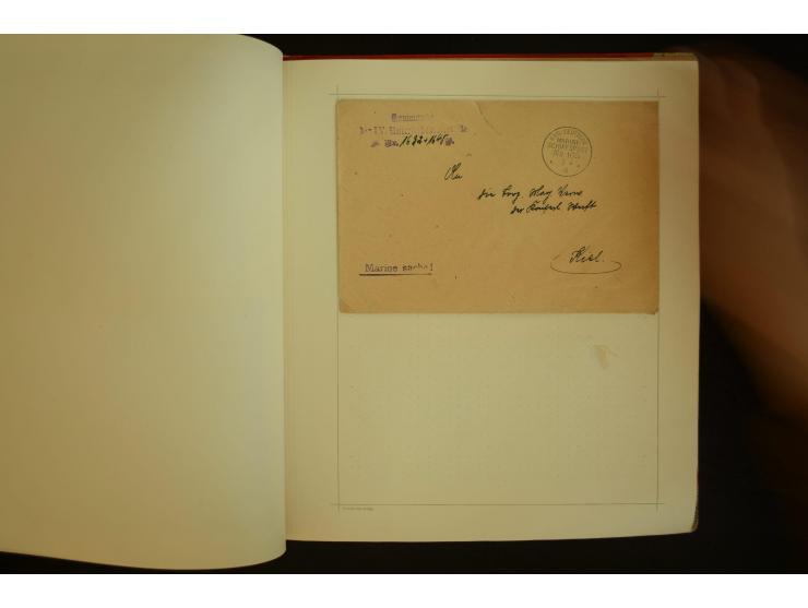 1896/1918, umfangreiche Sammlung mit über 670 Briefen, Karten und Ganzsachen, dabei viel frühe Post inkl. Post aus den Koloni