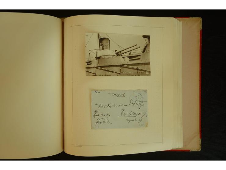 1896/1918, umfangreiche Sammlung mit über 670 Briefen, Karten und Ganzsachen, dabei viel frühe Post inkl. Post aus den Koloni