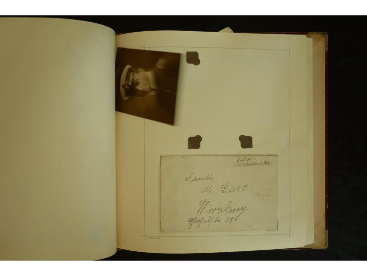 1896/1918, umfangreiche Sammlung mit über 670 Briefen, Karten und Ganzsachen, dabei viel frühe Post inkl. Post aus den Koloni