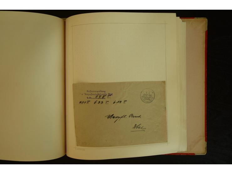 1896/1918, umfangreiche Sammlung mit über 670 Briefen, Karten und Ganzsachen, dabei viel frühe Post inkl. Post aus den Koloni
