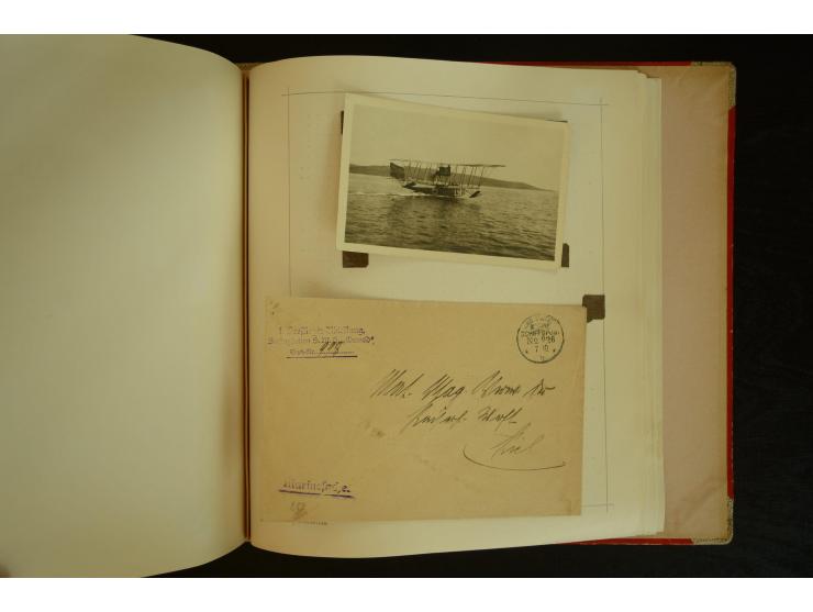 1896/1918, umfangreiche Sammlung mit über 670 Briefen, Karten und Ganzsachen, dabei viel frühe Post inkl. Post aus den Koloni
