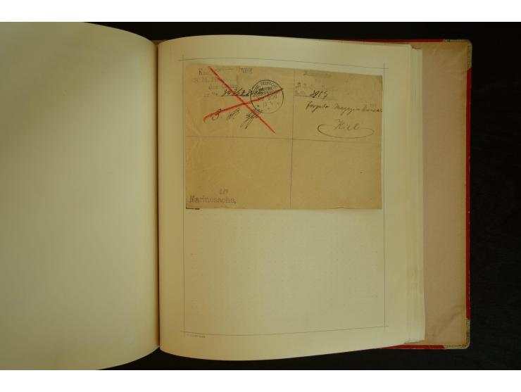 1896/1918, umfangreiche Sammlung mit über 670 Briefen, Karten und Ganzsachen, dabei viel frühe Post inkl. Post aus den Koloni