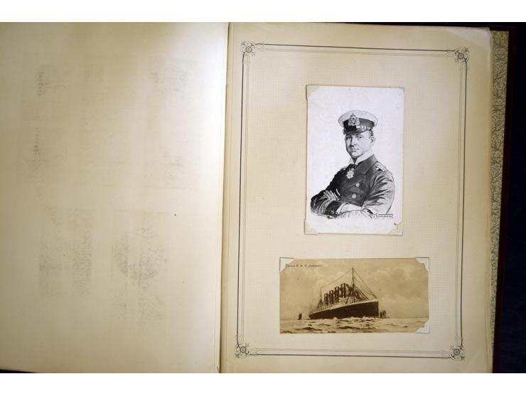 1914/1918, interessante Sammlung mit ca. 380 Briefen und Karten auf Albenblättern mit frz. Beschriftung, dabei bessere Nummer