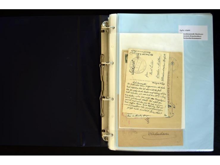1920/1944, umfangreiche Sammlung "Marine-Schiffspost" mit über 100 Briefen und Karten mit entsprechenden Schiffspost-Stempeln