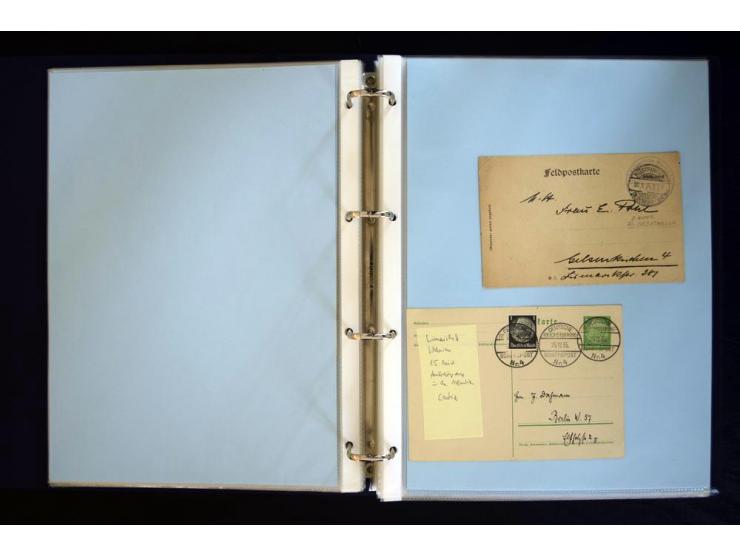 1920/1944, umfangreiche Sammlung "Marine-Schiffspost" mit über 100 Briefen und Karten mit entsprechenden Schiffspost-Stempeln