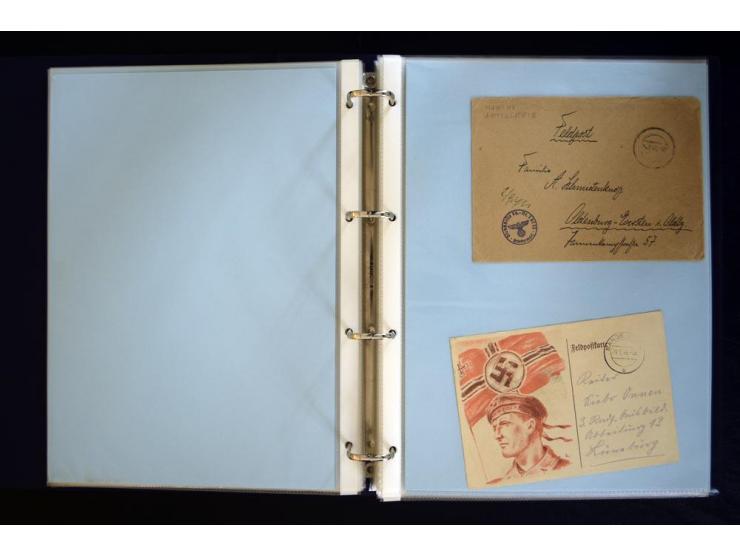 1920/1944, umfangreiche Sammlung "Marine-Schiffspost" mit über 100 Briefen und Karten mit entsprechenden Schiffspost-Stempeln