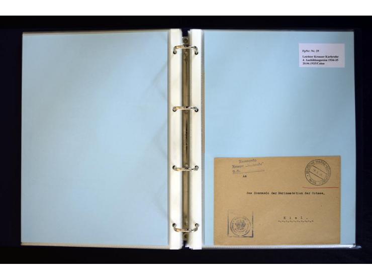 1920/1944, umfangreiche Sammlung "Marine-Schiffspost" mit über 100 Briefen und Karten mit entsprechenden Schiffspost-Stempeln