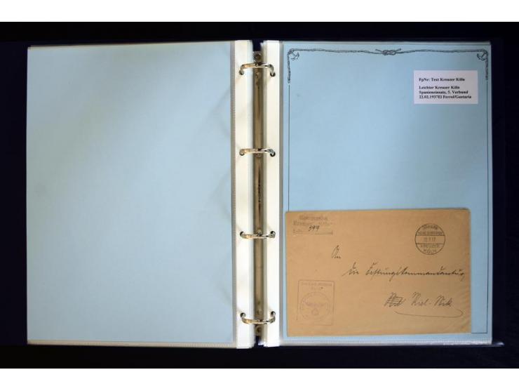 1920/1944, umfangreiche Sammlung "Marine-Schiffspost" mit über 100 Briefen und Karten mit entsprechenden Schiffspost-Stempeln