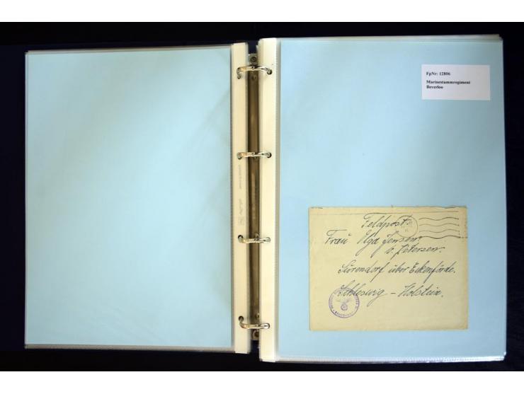 1920/1944, umfangreiche Sammlung "Marine-Schiffspost" mit über 100 Briefen und Karten mit entsprechenden Schiffspost-Stempeln