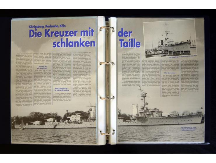 1920/1944, umfangreiche Sammlung "Marine-Schiffspost" mit über 100 Briefen und Karten mit entsprechenden Schiffspost-Stempeln