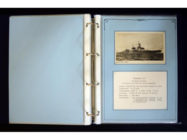 1920/1944, umfangreiche Sammlung "Marine-Schiffspost" mit über 100 Briefen und Karten mit entsprechenden Schiffspost-Stempeln