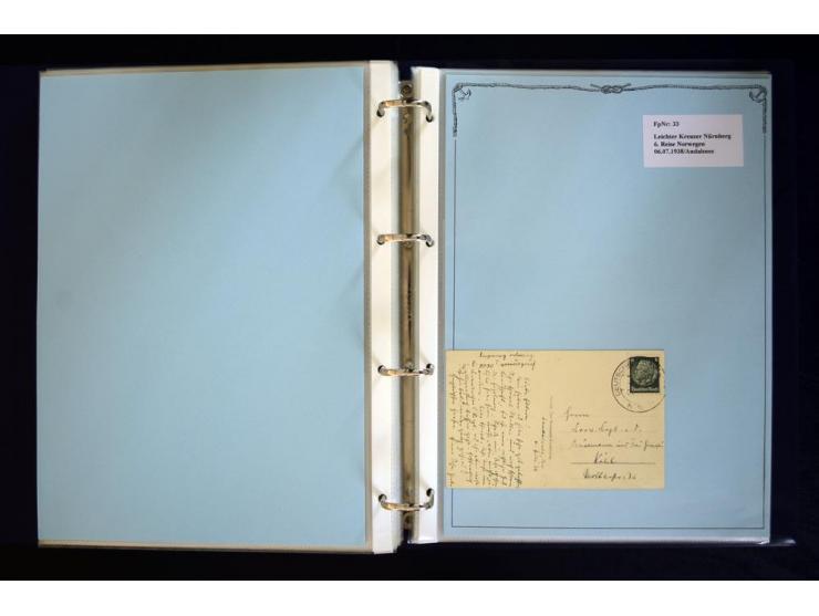 1920/1944, umfangreiche Sammlung "Marine-Schiffspost" mit über 100 Briefen und Karten mit entsprechenden Schiffspost-Stempeln