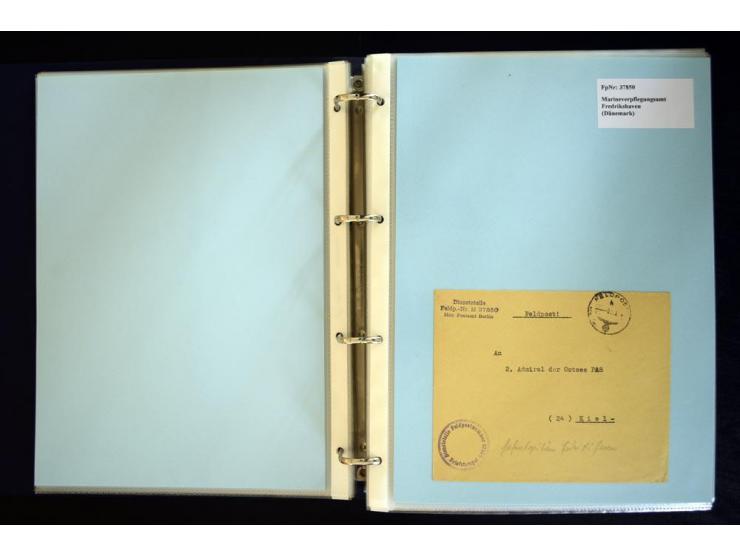 1920/1944, umfangreiche Sammlung "Marine-Schiffspost" mit über 100 Briefen und Karten mit entsprechenden Schiffspost-Stempeln