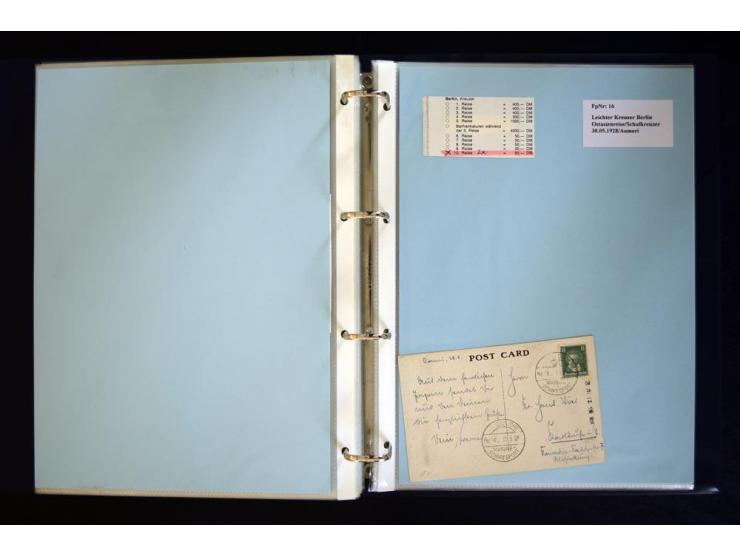 1920/1944, umfangreiche Sammlung "Marine-Schiffspost" mit über 100 Briefen und Karten mit entsprechenden Schiffspost-Stempeln